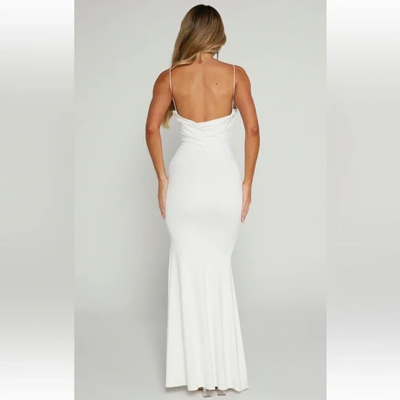 ivory maxi dress - Picture 3 of 4